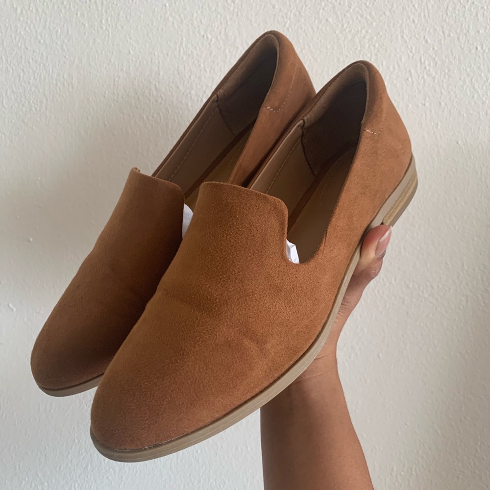 A New Day Brown Suede Loafers